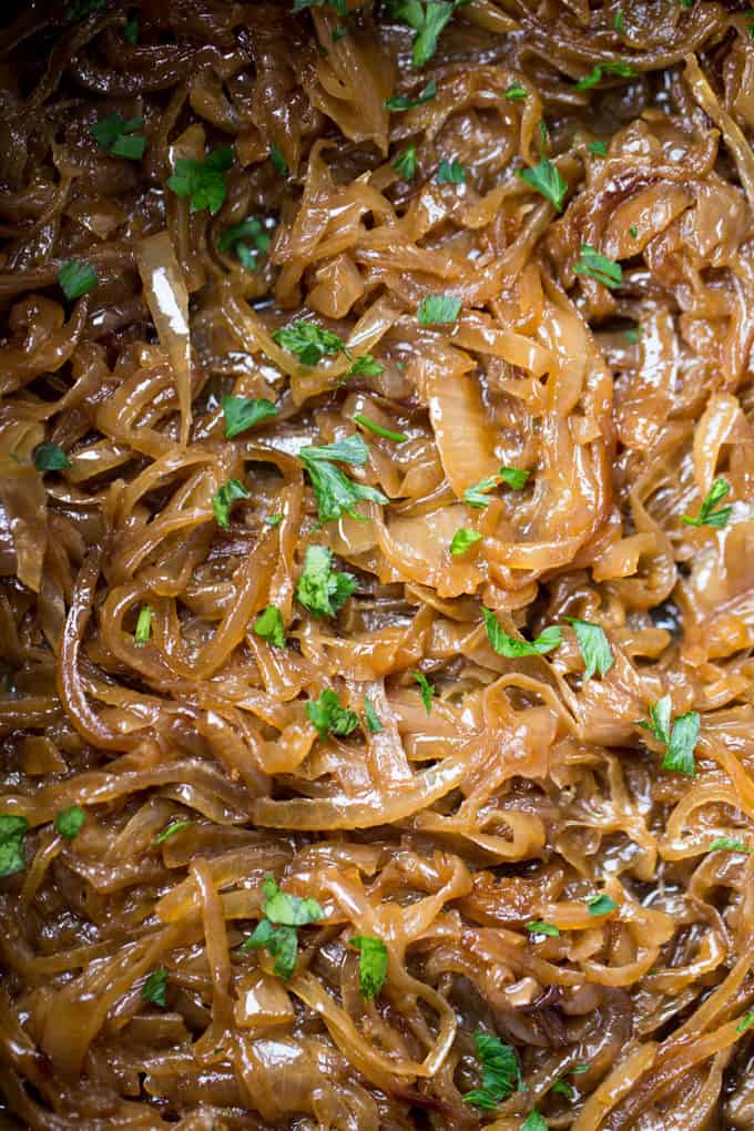 Slow Cooker Caramelized Onions cook perfectly