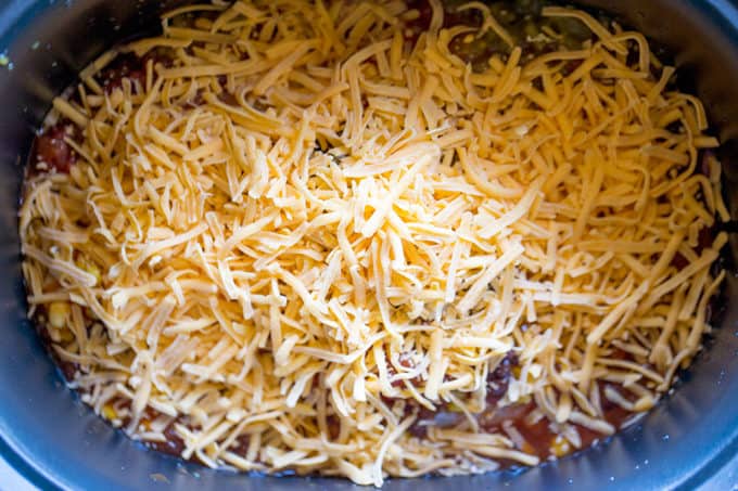 Crock Pot Chicken Enchilada Dip - The Farmwife Cooks