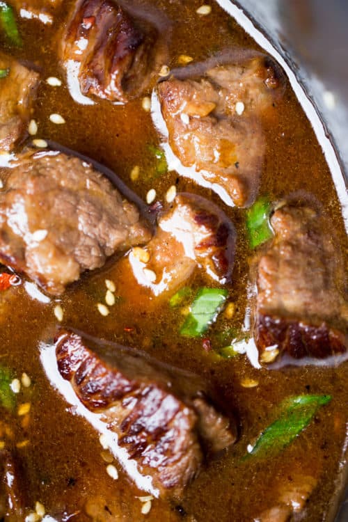 Slow Cooker Korean Beef Dinner, then Dessert