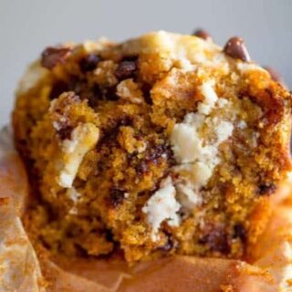 Muffin with bite taken out