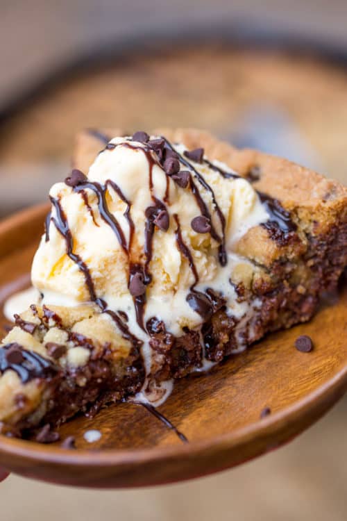 Chocolate Chip Pizookie Recipe [VIDEO] Dinner, then Dessert