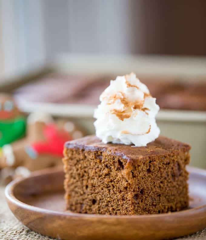 Classic Gingerbread Cake  Dinner, then Dessert