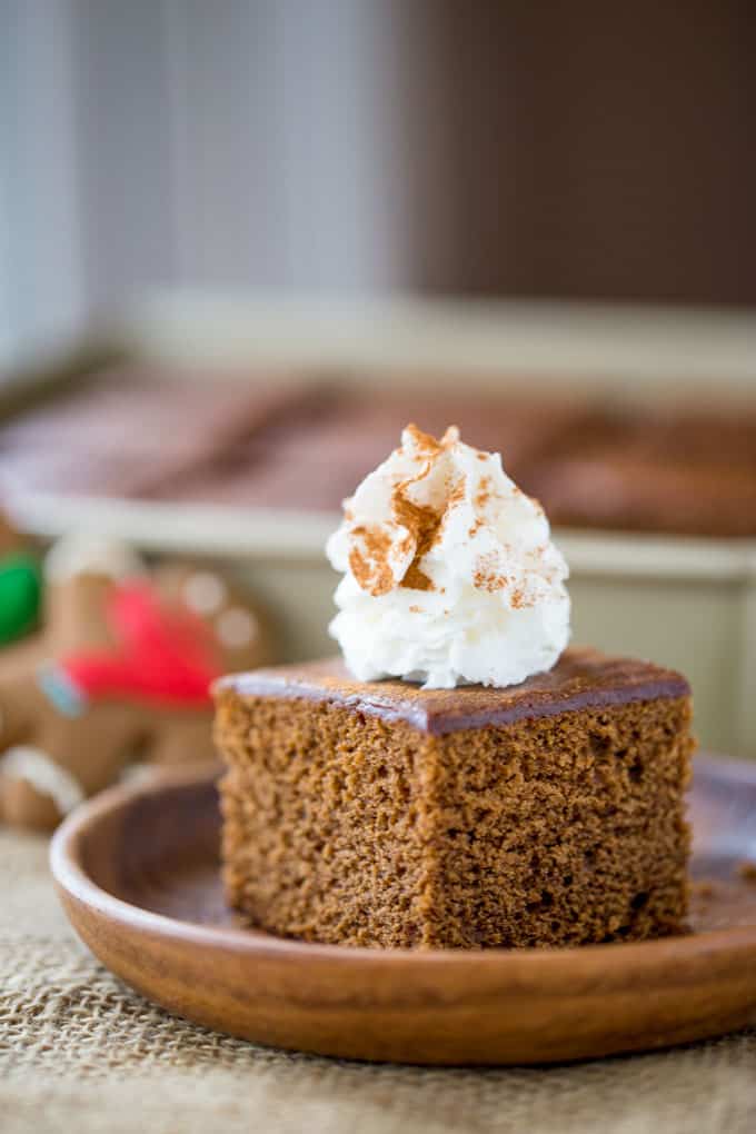 Traditional Gingerbread Loaf with Butter Sauce Recipe