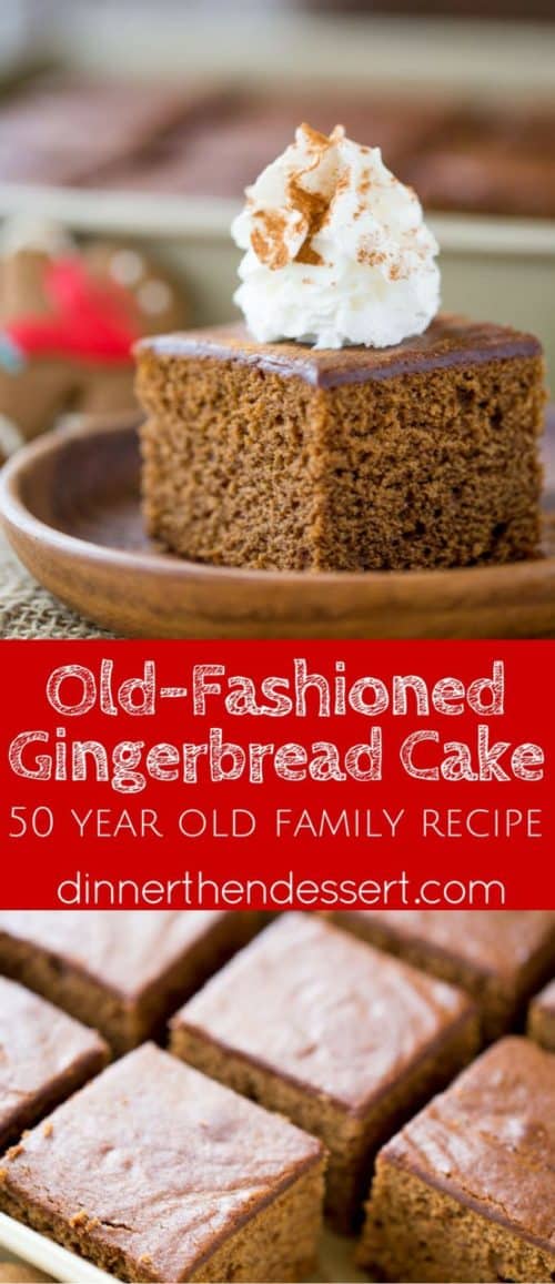 Classic Gingerbread Cake - Dinner, Then Dessert