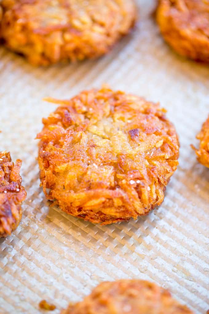 Perfect Potato Latkes with just a few ingredients and a bit of soaking time have the crispiest exteriors with the fluffiest centers. There won't be a single one left over.