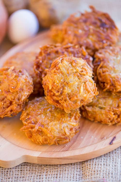 Perfect Potato Latkes Dinner, then Dessert