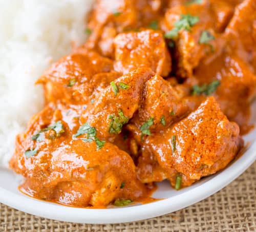 Slow Cooker Indian Butter Chicken Recipe Dinner Then Dessert