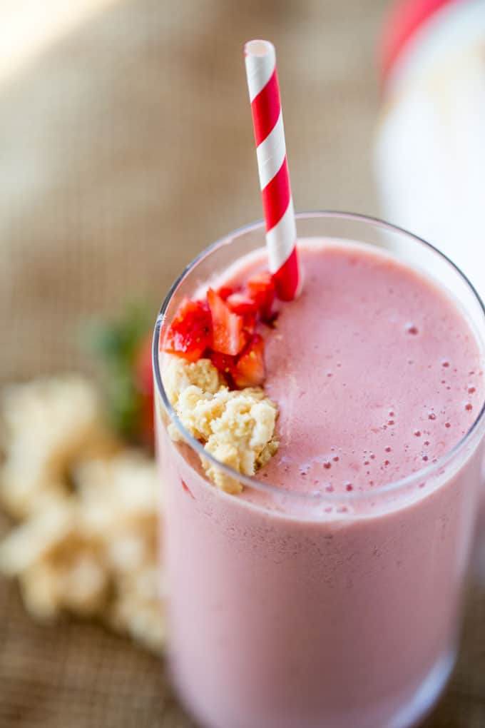 Protein Shake - Strawberry Shortcake in 2023  Protein shakes, Shakes,  Strawberry shortcake