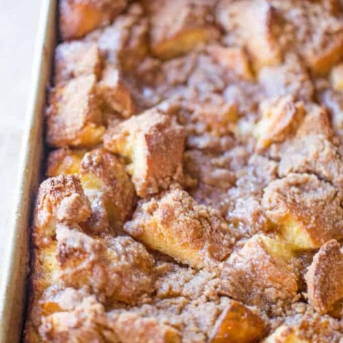 Cinnamon Raisin French Toast Bake Recipe Dinner, then Dessert