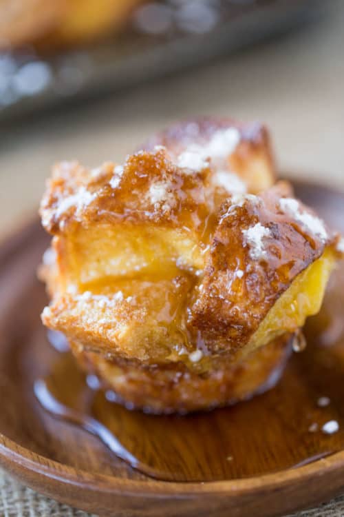 French Toast Muffins - Dinner, then Dessert