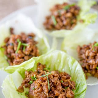 P.F. Chang's Chicken Lettuce Wraps is the most popular item on the menu for good reason with chicken, chestnuts and a delicious sauce, they're healthy and addicting!