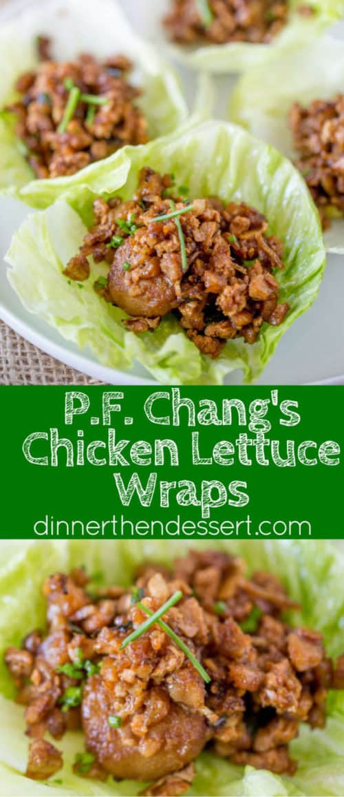 P.F. Chang's Chicken Lettuce Wraps (Copycat) - Dinner, Then Dessert
