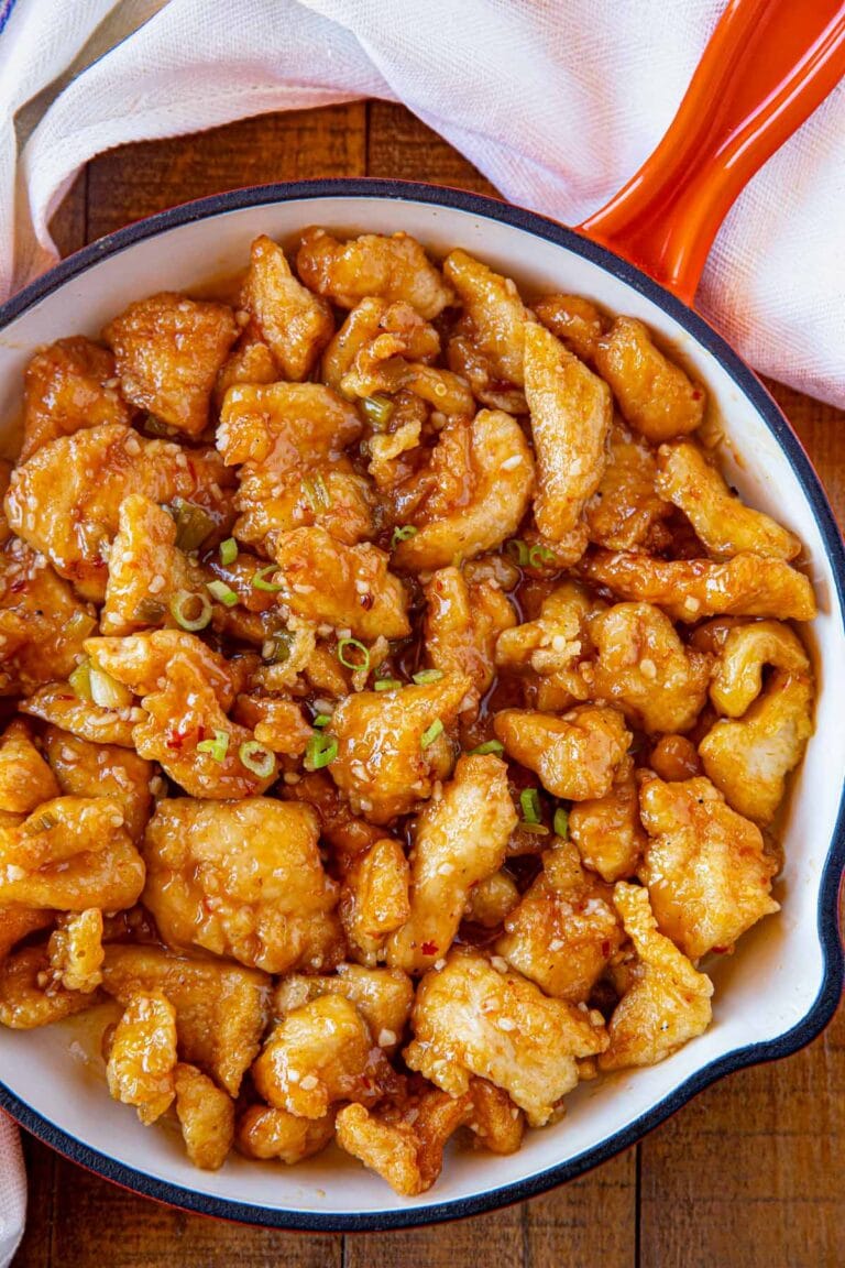 P.F. Chang's Spicy Chicken (Copycat) - Dinner, then Dessert