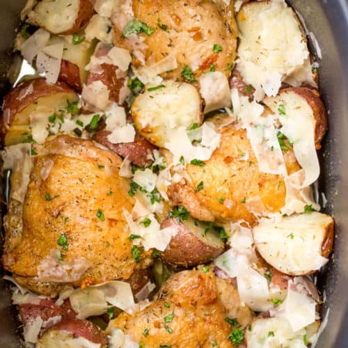 Old Bay Chicken Potato Bake Recipe - Dinner, then Dessert