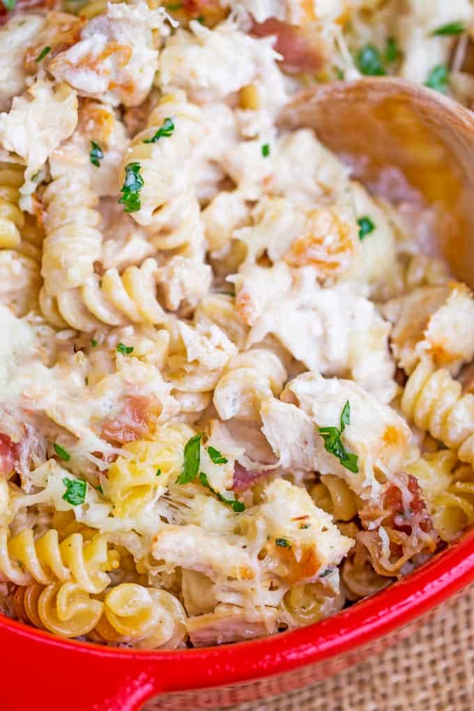 Chicken Bacon Ranch Pasta Bake