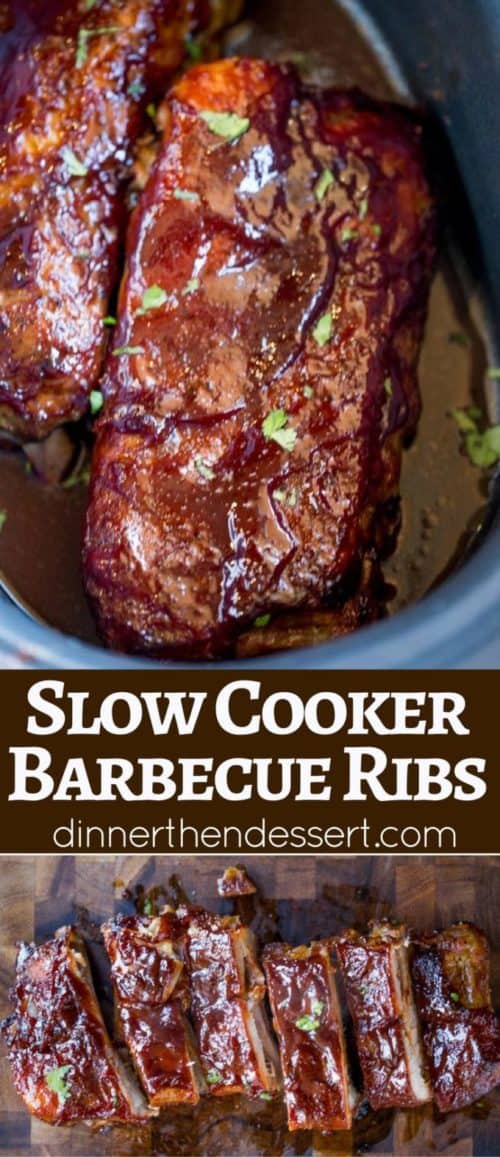 Slow Cooker Barbecue Ribs Dinner, then Dessert