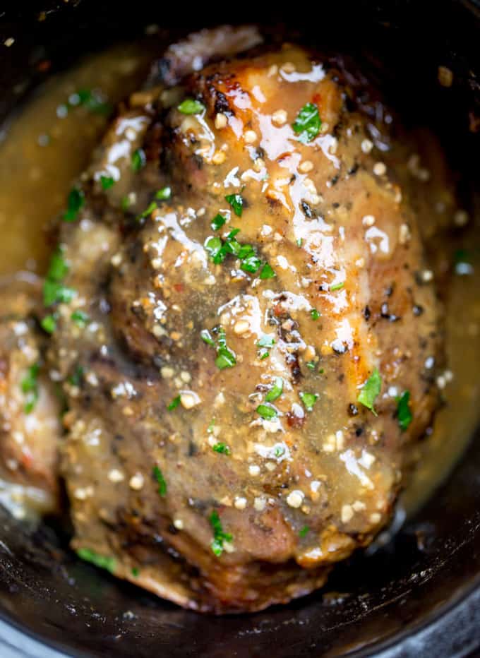 Slow Cooker Cuban Mojo Pork - Dinner, then Dessert