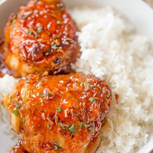 Slow Cooker Rotisserie Chicken Thighs Recipe - Dinner, then Dessert