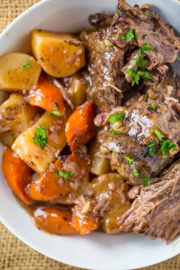 Ultimate Slow Cooker Pot Roast Recipe - Dinner, then Dessert