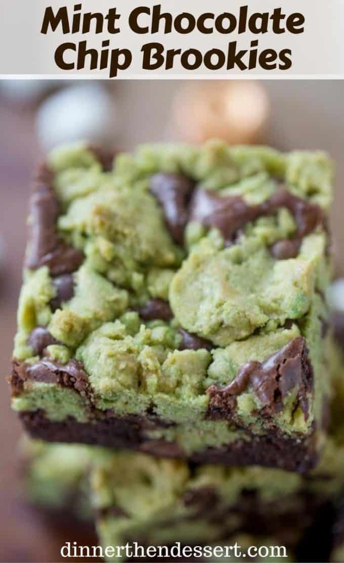 top view of stacked mint bars