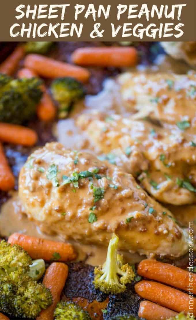 Sheet Pan Korean Chicken and Vegetables - Dinner, then Dessert