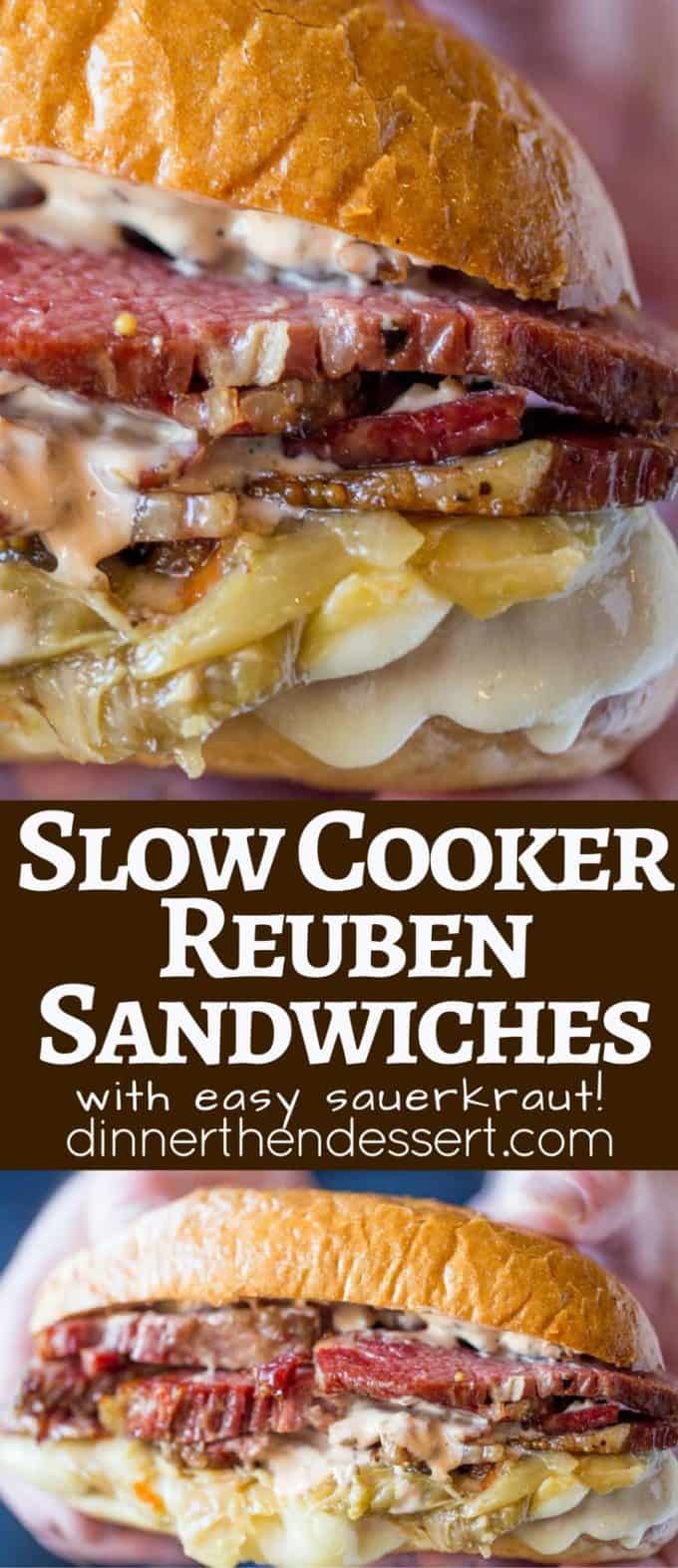 Reuben Sandwiches Pinterest collage