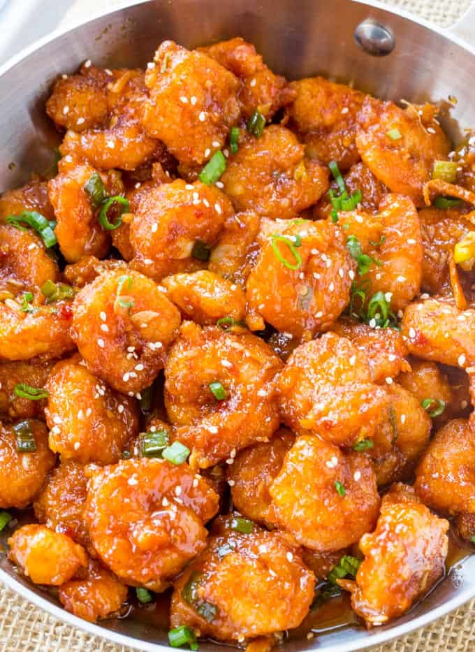 Honey Orange Firecracker Shrimp Recipe Recipe - Dinner, then Dessert