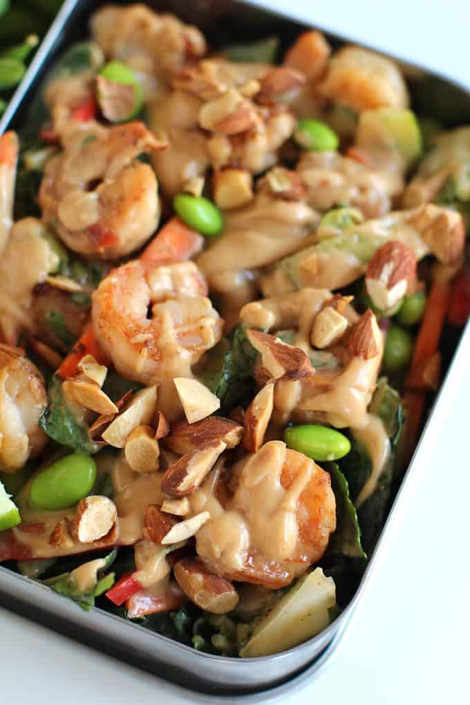 Thai Shrimp Crunch Salad - Dinner, then Dessert