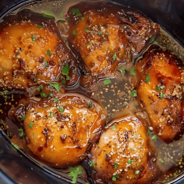 Teriyaki chicken in slow cooker