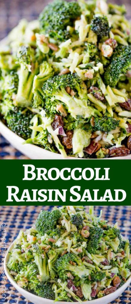 Broccoli Raisin Salad is the perfect summer salad for your barbecues, picnics and summer parties that even your kids will love!