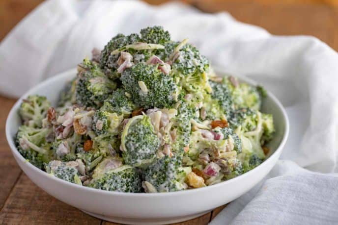 Easy Broccoli Salad Dinner Then Dessert