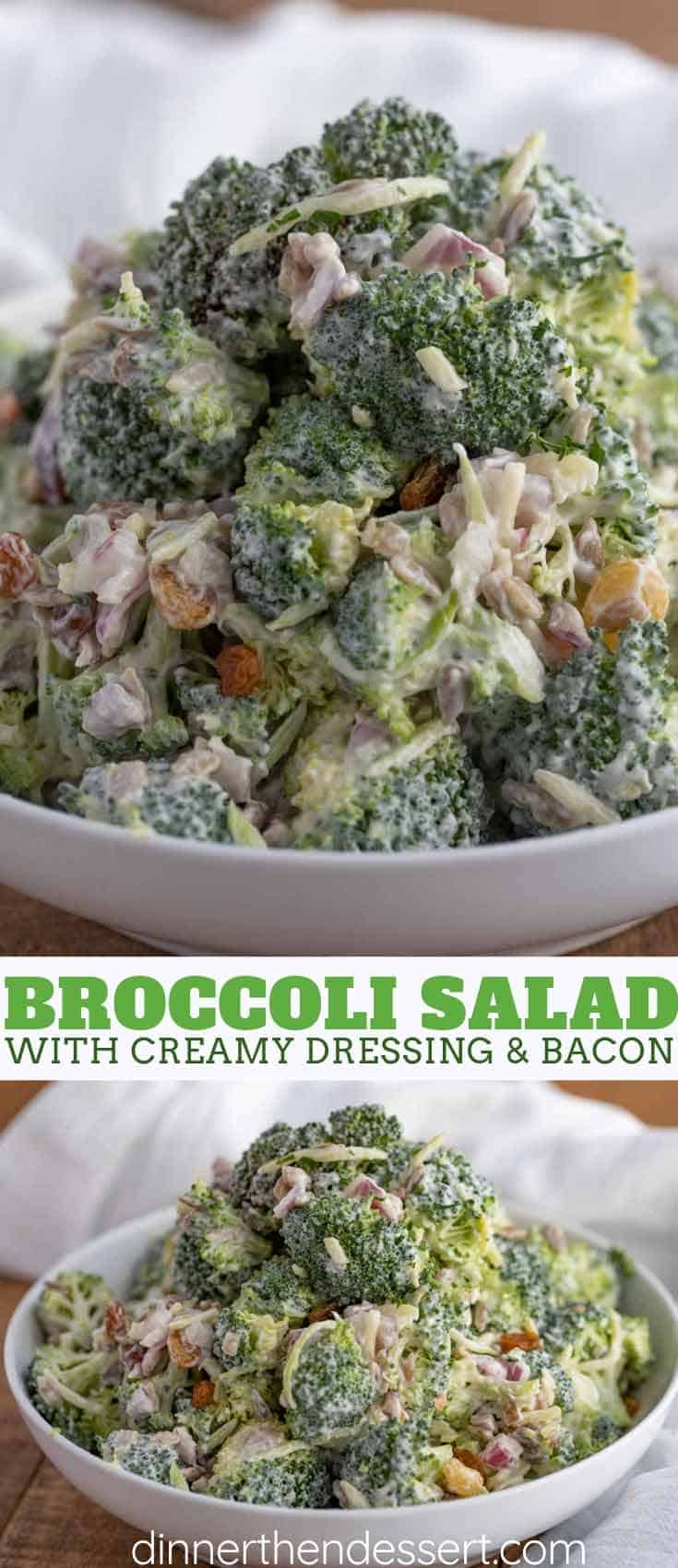 Easy Broccoli Salad Dinner Then Dessert