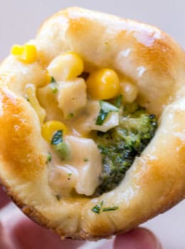Easy Cheesy Ranch Chicken Puffs were a huge hit with kids and adults and took just a few minutes!