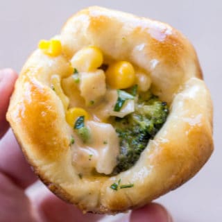 Easy Cheesy Ranch Chicken Puffs were a huge hit with kids and adults and took just a few minutes!