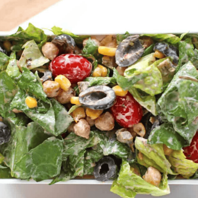 salad in a container