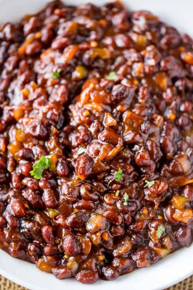 El Pollo Loco BBQ Black Beans are the perfect summer side dish!