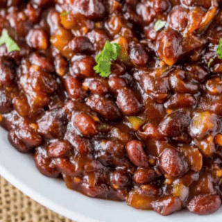 Bowl of prepared black beans