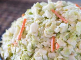 KFC Coleslaw in just a few minutes with easy ingredients. It tastes exactly the same!