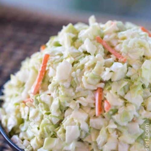 KFC Coleslaw in just a few minutes with easy ingredients. It tastes exactly the same!