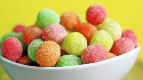 bowl of colorful grapes