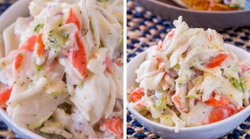Crab Salad (Seafood Salad) - Dinner, then Dessert