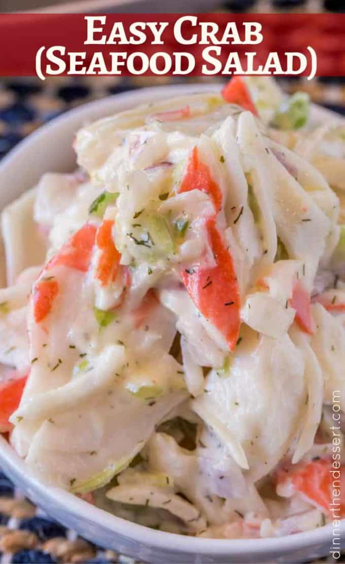 Crab Salad (Seafood Salad) Recipe [VIDEO] - Dinner, then Dessert