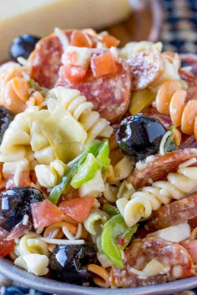 Italian Antipasto Pasta Salad - Dinner, then Dessert