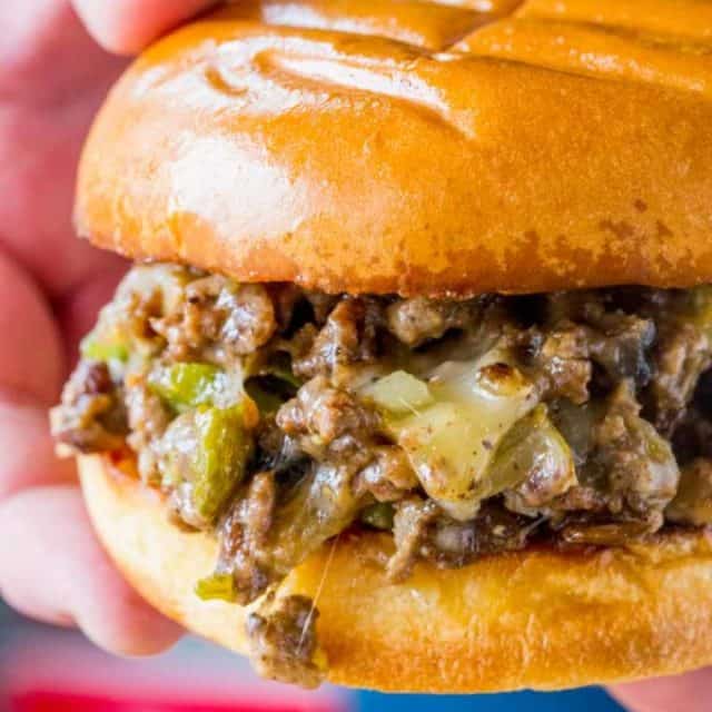 We LOVED these Philly Cheese Steak Sloppy Joes!