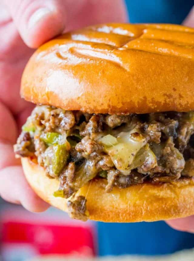 We LOVED these Philly Cheese Steak Sloppy Joes!