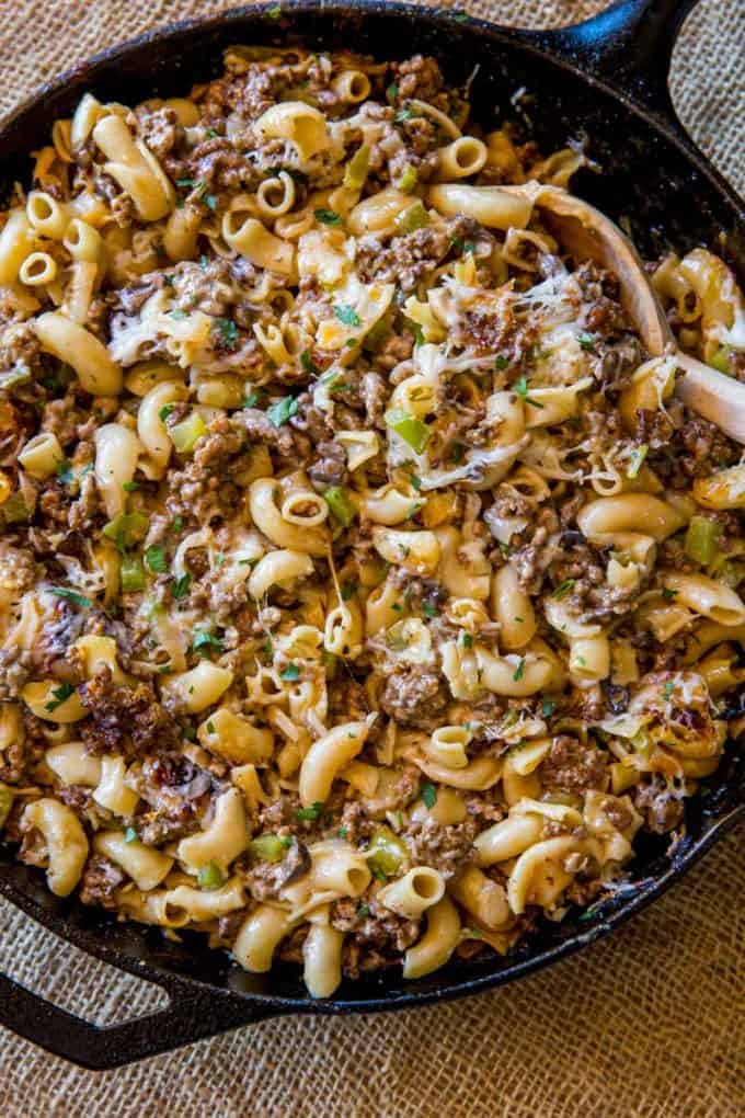 We LOVE this Philly Cheesesteak Hamburger Helper!