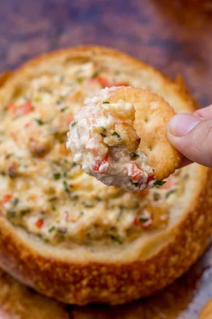 Spicy Louisiana Shrimp Dip - Dinner, then Dessert