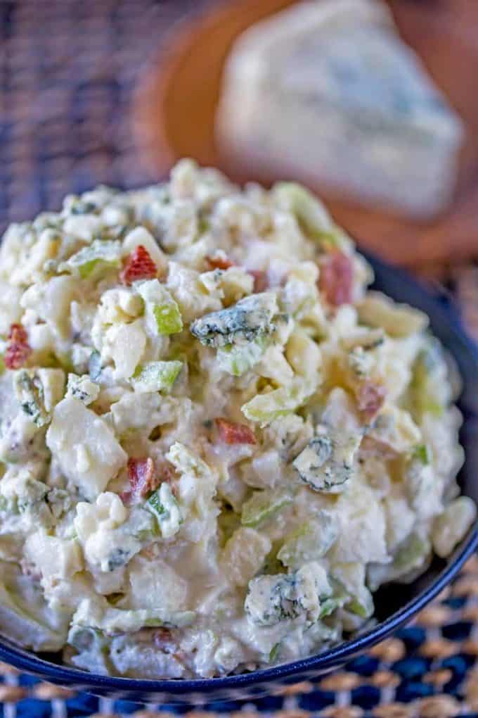 Bacon Blue Cheese Potato Salad - Dinner, then Dessert