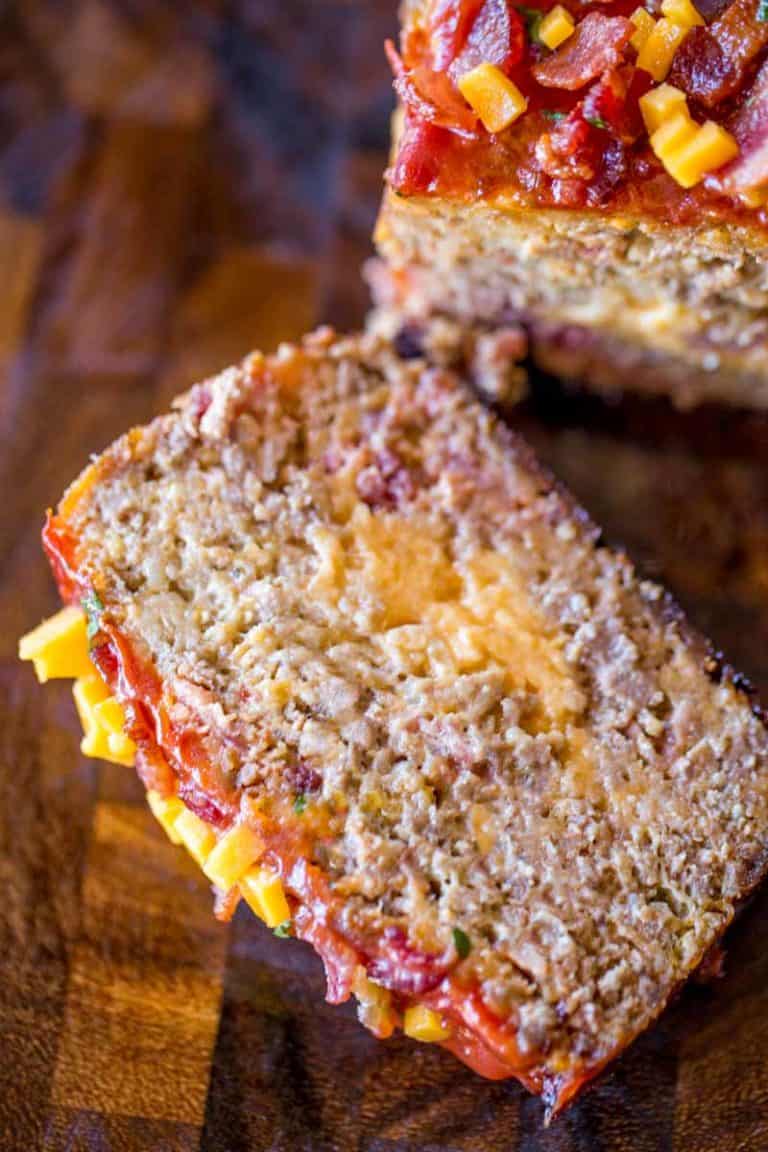 Bacon Cheeseburger Meatloaf 3 768x1152 