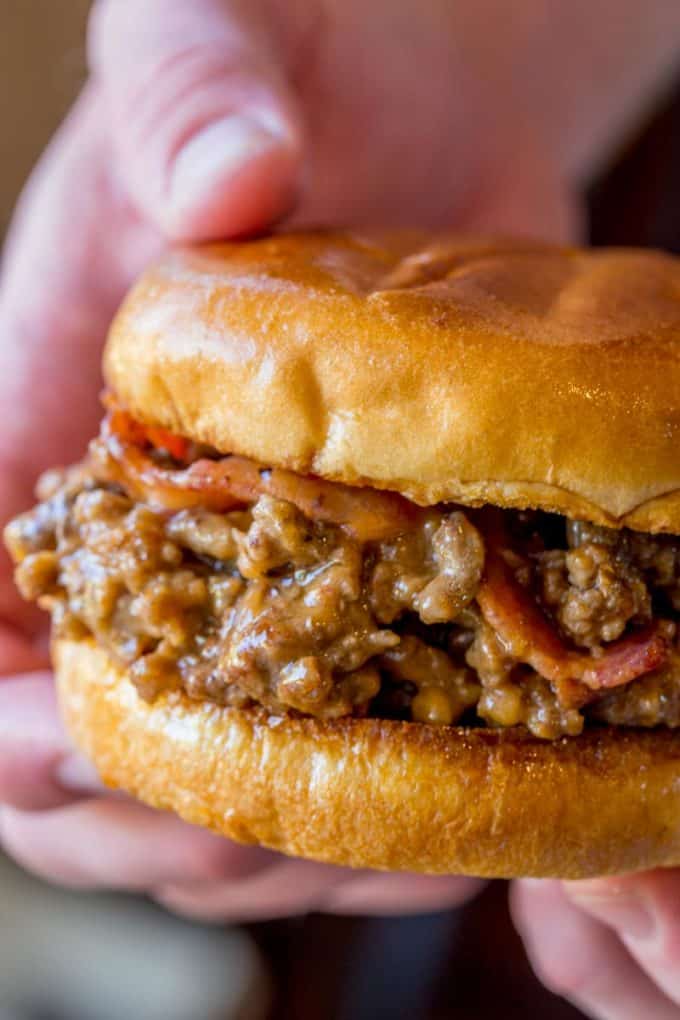 We loved these Bacon Cheeseburger Sloppy Joes so much we made them again the next day!